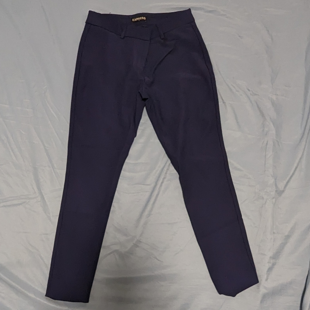 Navy blue skinny Express pants